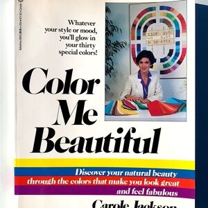 Vintage 1981 Color Me Beautiful Book by Carole Jackson Book Find Your Hue Season